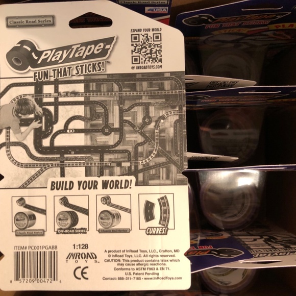 FULL CASE LOT!(12) InRoad Play Tape Purple Road 2" x 15 feet ea. For Hot Wheels - Picture 4 of 11